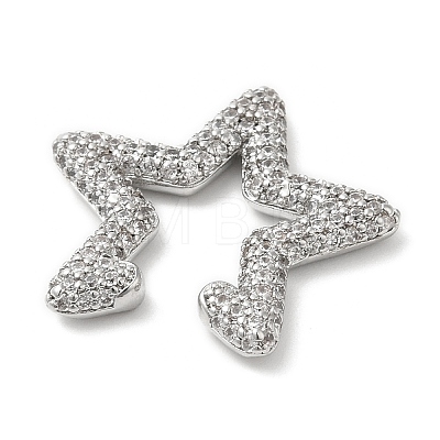 Crystal Rhinestone Star Cuff Earrings EJEW-D059-06P-02-1
