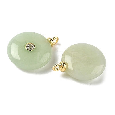 Dyed Natural White Jade Pendants G-H328-08G-A11-1