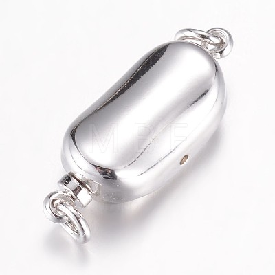 304 Stainless Steel Box Clasps STAS-P100-20M-1