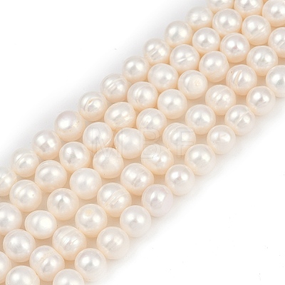 Natural Cultured Freshwater Pearl Beads Strands PEAR-I007-07Z-03C-02-1