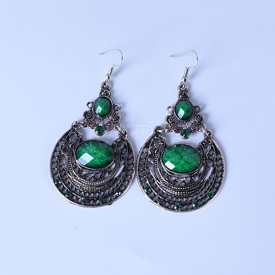 Bohemian Style Teardrop Alloy Dangle Earrings FS-WG803BC-02-1