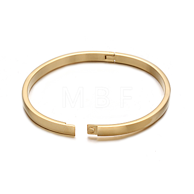 304 Stainless Steel Bangles BJEW-E277-42A-G-1