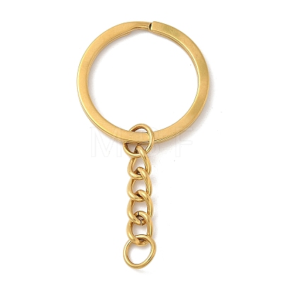 304 Stainless Steel Split Key Rings STAS-D127-04G-1