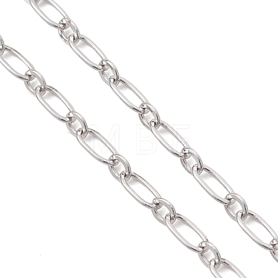 Brass Figaro Chain Slider Necklaces Making AJEW-JB01490-02-1