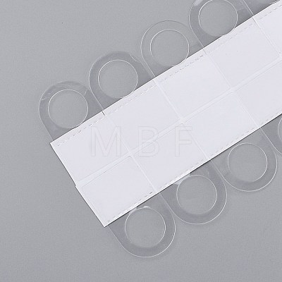 Transparent PVC Self Adhesive Hang Tabs X-CDIS-Z001-02A-1
