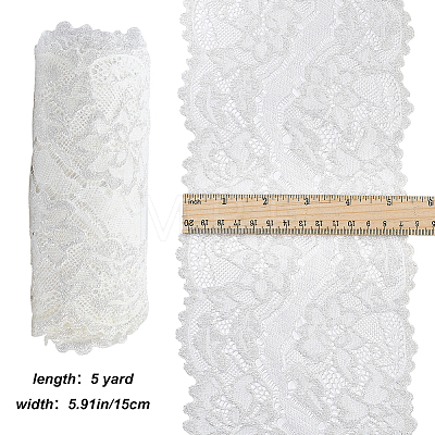 Gorgecraft Polyester Lace Trims SRIB-GF0001-24-1