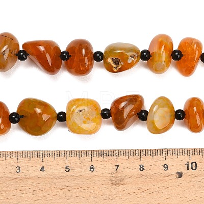 Natural Dragon Veins Agate Beads Strands GG-L001-I01-01A-1