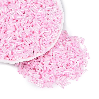 FGB Grade A Glass Round Bugle Beads SEED-Q040-06A-06-1