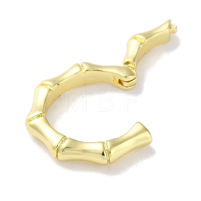Rack Plating Brass Twister Clasps KK-Z039-34G-1