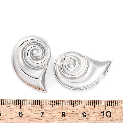 304 Stainless Steel Stud Earrings for Women EJEW-K306-06P-1