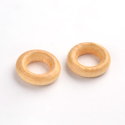 Donut Wooden Linking Rings X-WOOD-Q014-15mm-04-LF-1
