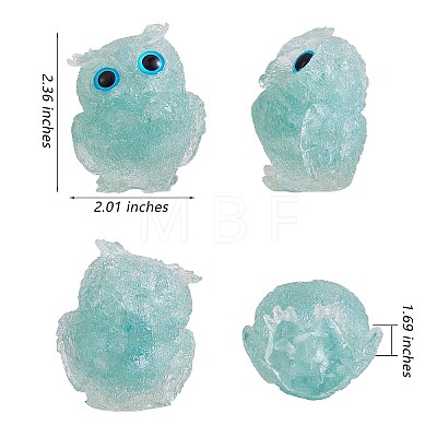 Crystal Owl Figurine Collectible JX545F-1