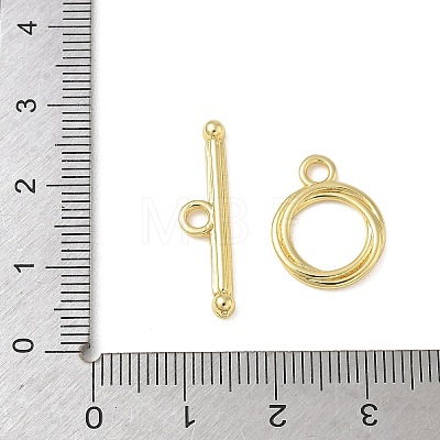 Brass Toggle Clasps KK-CBAFC6C-07G-G-1