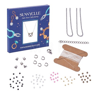 SUNNYCLUE Seed Beads DIY Anklet Sets DIY-SC0005-12-1