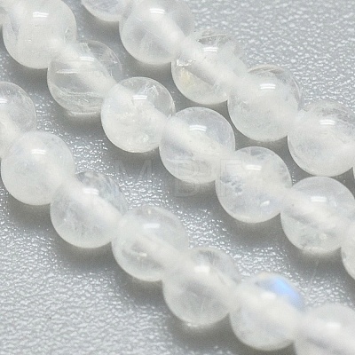 Natural Rainbow Moonstone Beads Strands G-A177-04-23-1