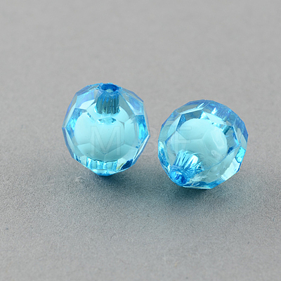 Transparent Acrylic Beads TACR-S113-13mm-M-1