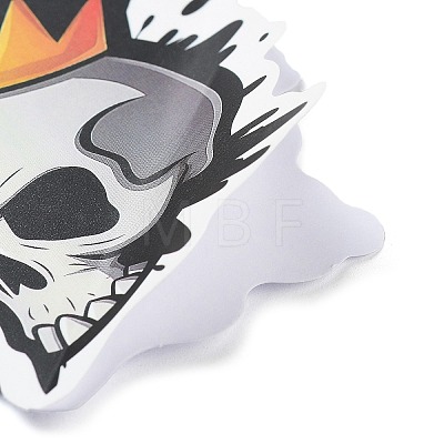 52Pcs Skull Theme PVC Self Adhesive Cartoon Stickers STIC-G001-01-1