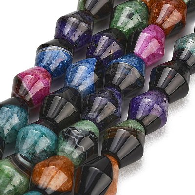 Natural Agate Beads Strands GG-L001-D02-02-1