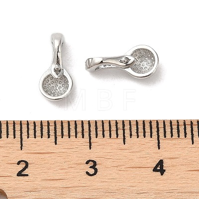 Rhodium Plated 925 Sterling Silver Pendants FIND-Z008-06P-1