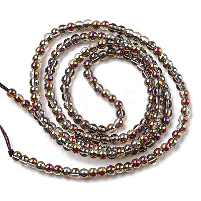 Electroplate Glass Beads Strands EGLA-K014-A-HP01-1