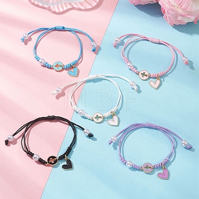 Alloy Charm Bracelets BJEW-JB13535-1