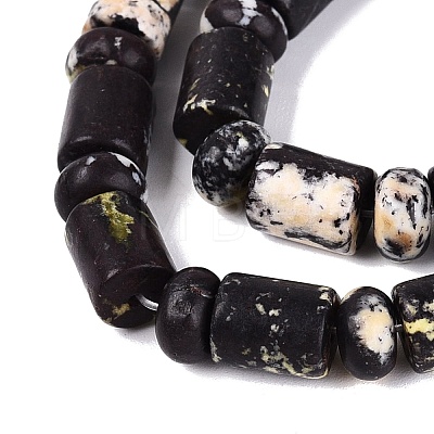 Natural Yellow Turquoise(Jasper) Beads Strands G-Q616-09A-1