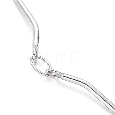 304 Stainless Steel Twist Bar Link Chain Bracelet BJEW-K226-06P-1