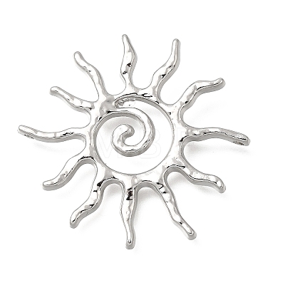 Hammered Alloy Pendants PALLOY-B016-03A-P-1