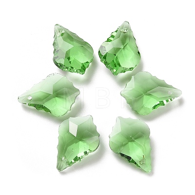 Faceted Glass Pendants GLAA-F068-C23-1