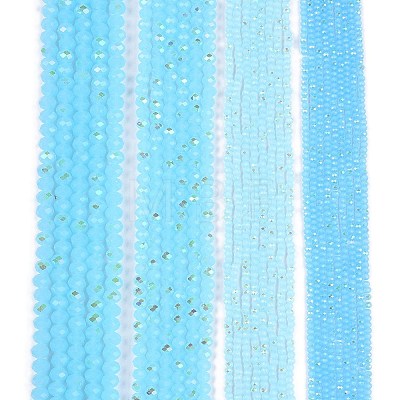 Electroplate Glass Beads Strands EGLA-A044-J2mm-L04-1