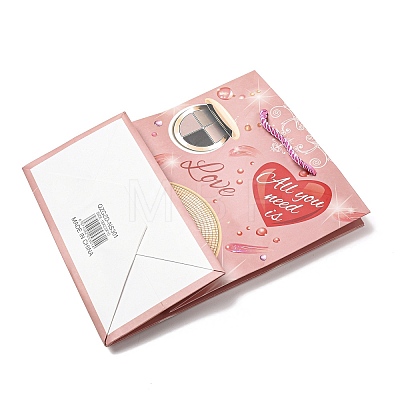 4 Colors Valentine's Day Love Paper Gift Bags CARB-D014-01B-1