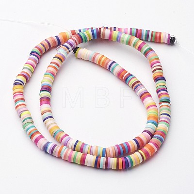 Handmade Polymer Clay Beads CLAY-R067-5.0mm-M1-1