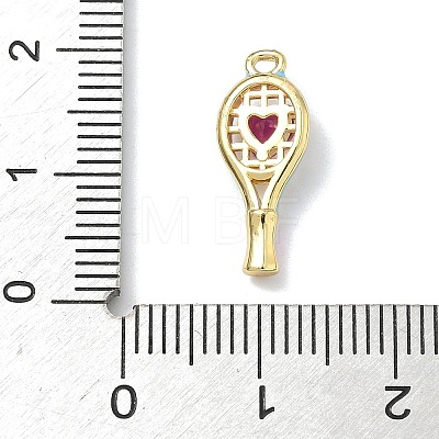 Brass Micro Pave Cubic Zirconia Pendants KK-I476-27G-01-1