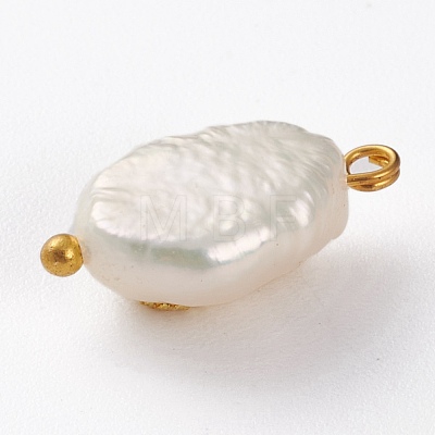 Natural Keshi Pearl Pendants PALLOY-JF00594-02-1