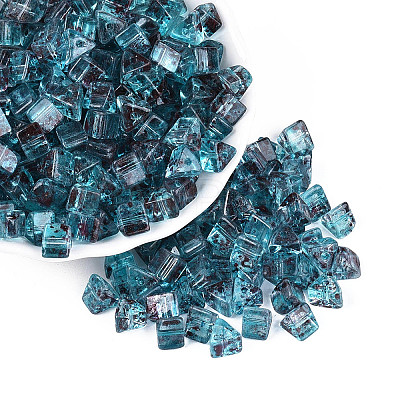 Picasso Transparent Glass Beads SEED-Q039-02C-1