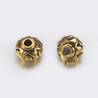 Tibetan Style Spacer Beads LS-TIBEB-A24612-AG-LF-1