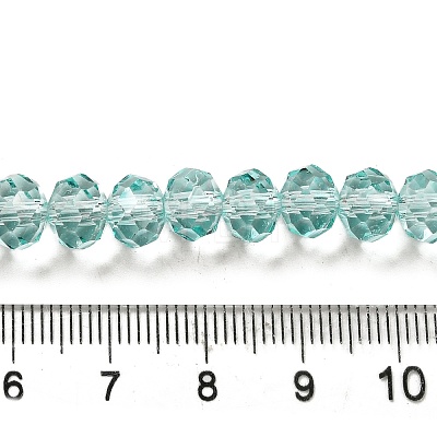 Transparent Baking Paint Glass Beads Strands LS-DGLA-A034-T8mm-D01-1