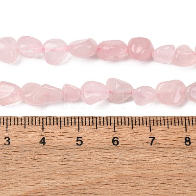 Natural Rose Quartz Beads Strands G-Q060-E21-04-1