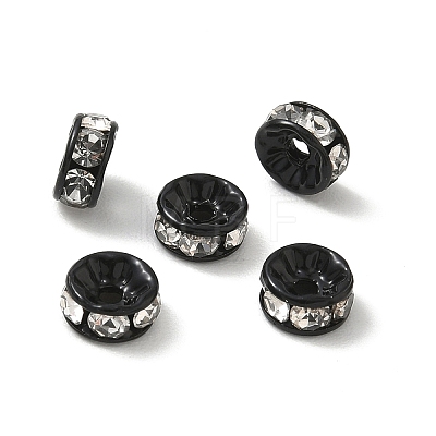 304 Stainless Steel Rhinestone Beads RB-CBAF591-01G-EB-1