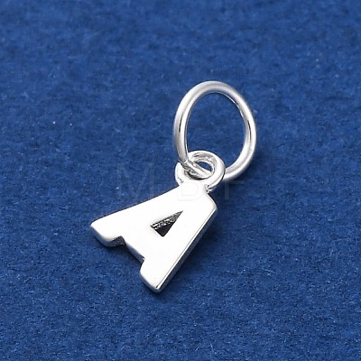 925 Sterling Silver Letter Charms LS-STER-C012-01S-A-1