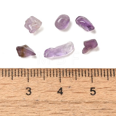 Natural Amethyst Chip Beads G-Q193-02C-1