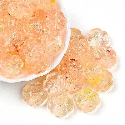 Transparent Acrylic Beads TACR-T028-40E-1