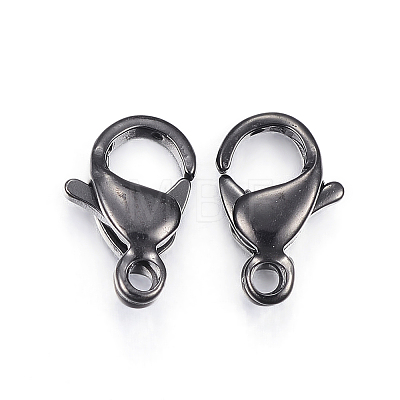 304 Stainless Steel Lobster Claw Clasps LS-STAS-H353-A-02B-1