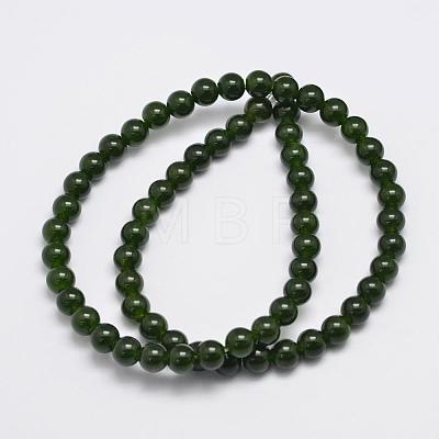 Natural & Dyed Malaysia Jade Bead Strands X-G-A146-6mm-A28-1