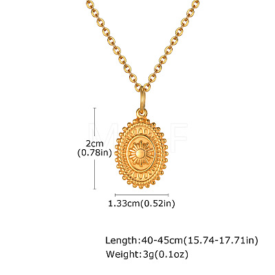 304 Stainless Steel Pendant Necklaces for Women WG8B2D1-02-1