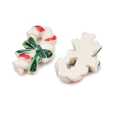 Christmas Opaque Resin Cabochons LS-RESI-XCP0002-66C-1