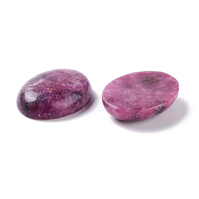 Natural Lepidolite/Purple Mica Stone Cabochons G-K317-B08-1