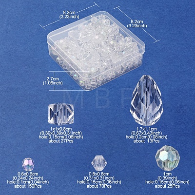 Transparent Acrylic Beads TACR-FS0001-42-1