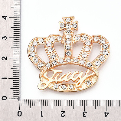 Alloy Rhinestone Cabochons PALLOY-WH0008-04-1