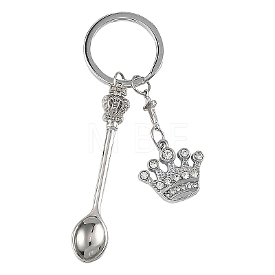 Tibetan Style Alloy Keychains KEYC-YW00266-1